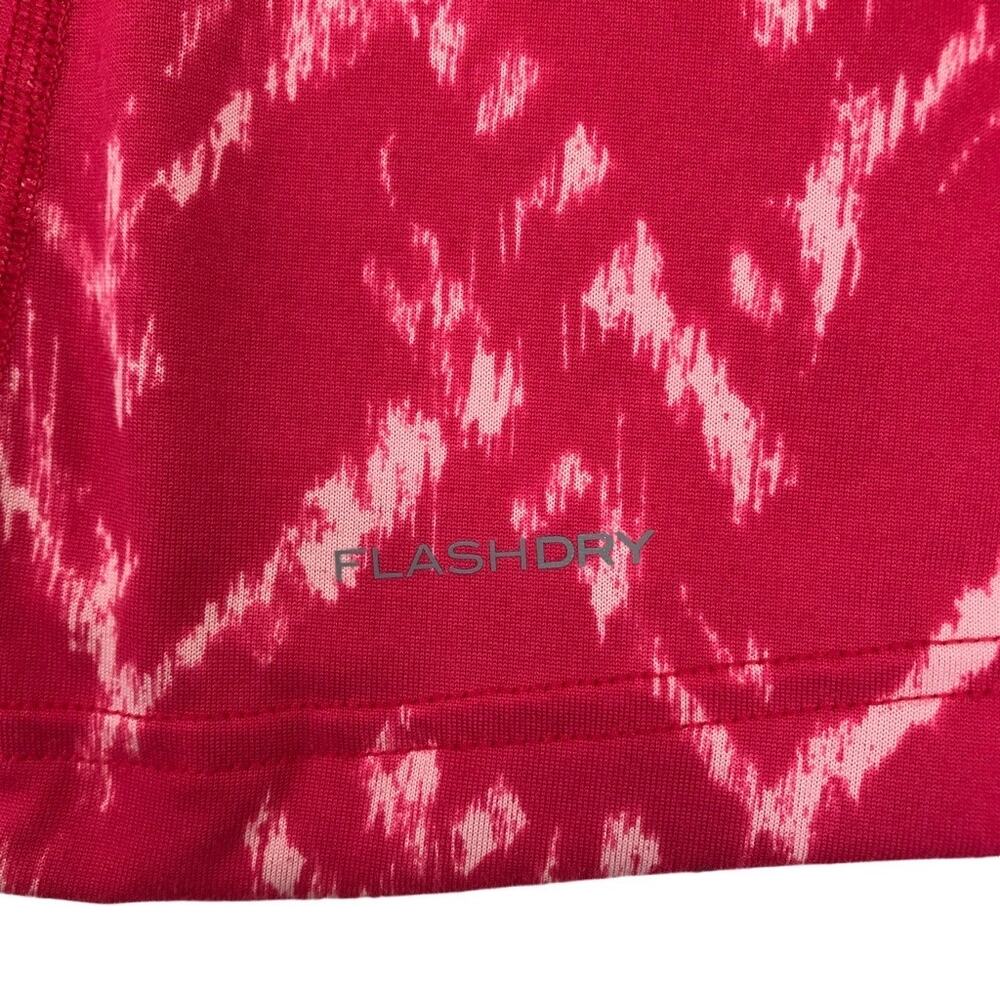 THE NORTH FACE Flash Dry Top Women M Red Sporty Outdoor Athletic Retro Travel - Picture 8 of 11